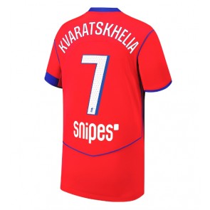 Paris Saint-Germain Khvicha Kvaratskhelia #7 Tredje Tröja 2025-26 Kortärmad